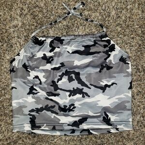 Gober | NWT| Camouflage Halter Top